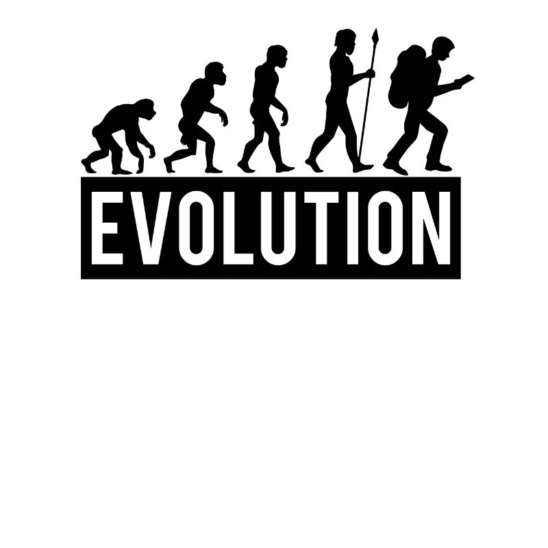 Geocacher Evolution GPS Geocaching Geschenk