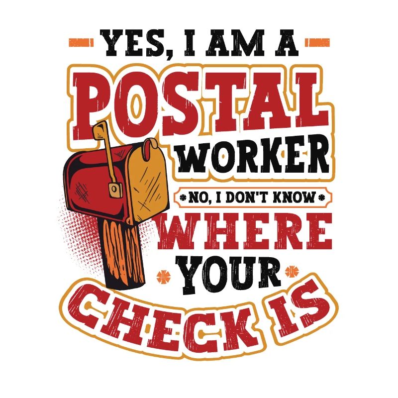Funny postal workers post office