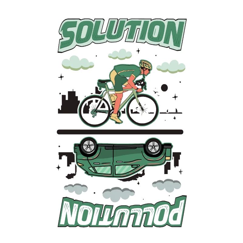 Polution Solution Protection de l’environnement Cyclisme