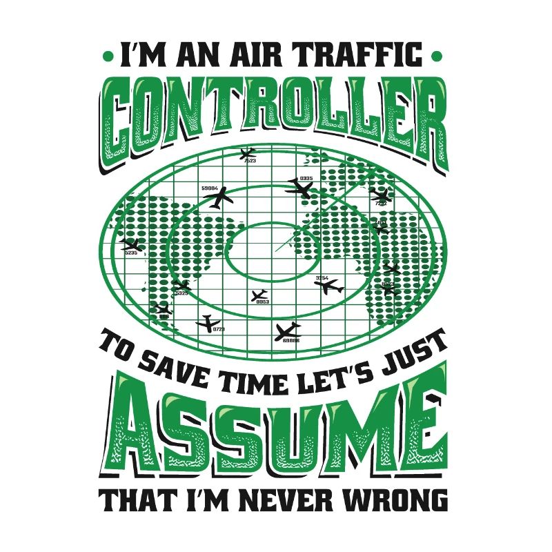 Air traffic controller, radar flight control.