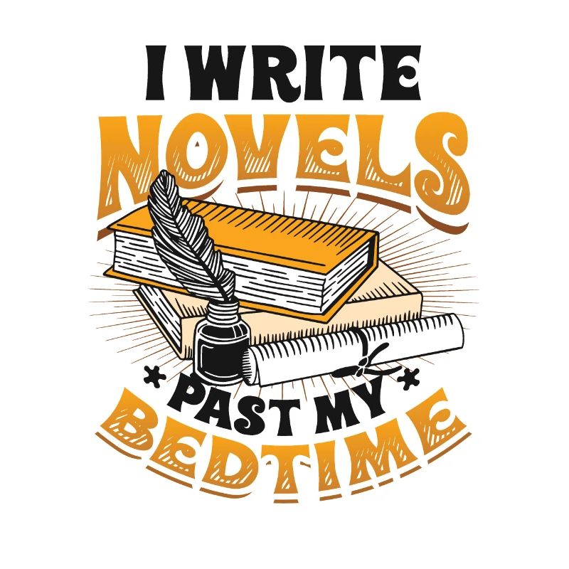 I write novels when I'm in bed Author