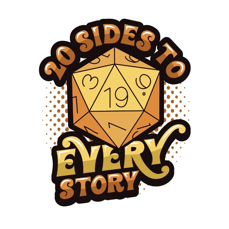 20 pages de chaque histoire D20 cube