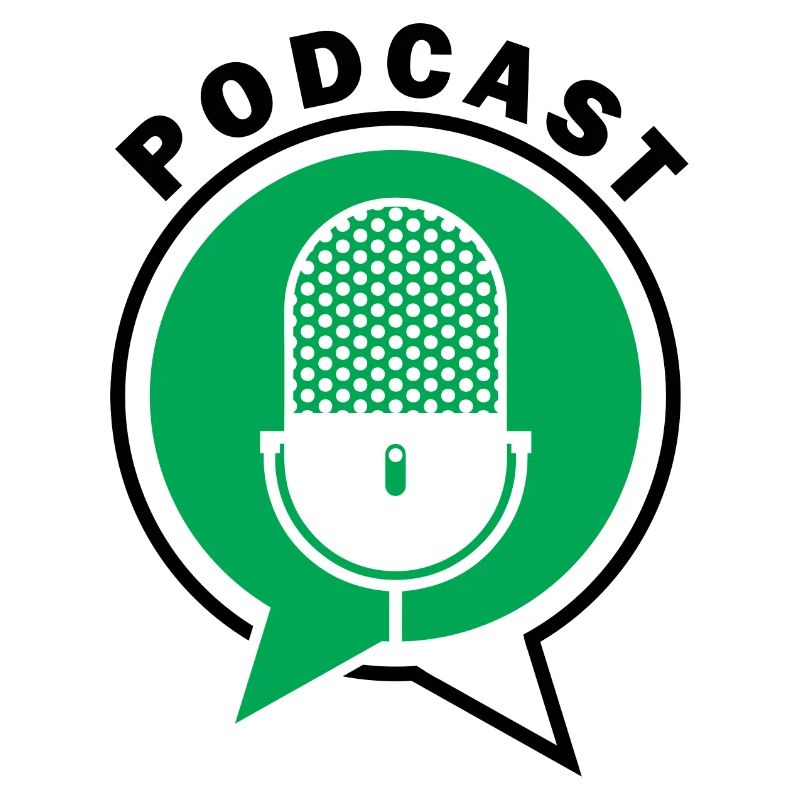 Podcast Microphone Speech Bubbles