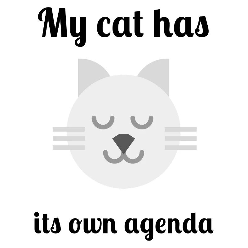 Mon chat a son propre agenda