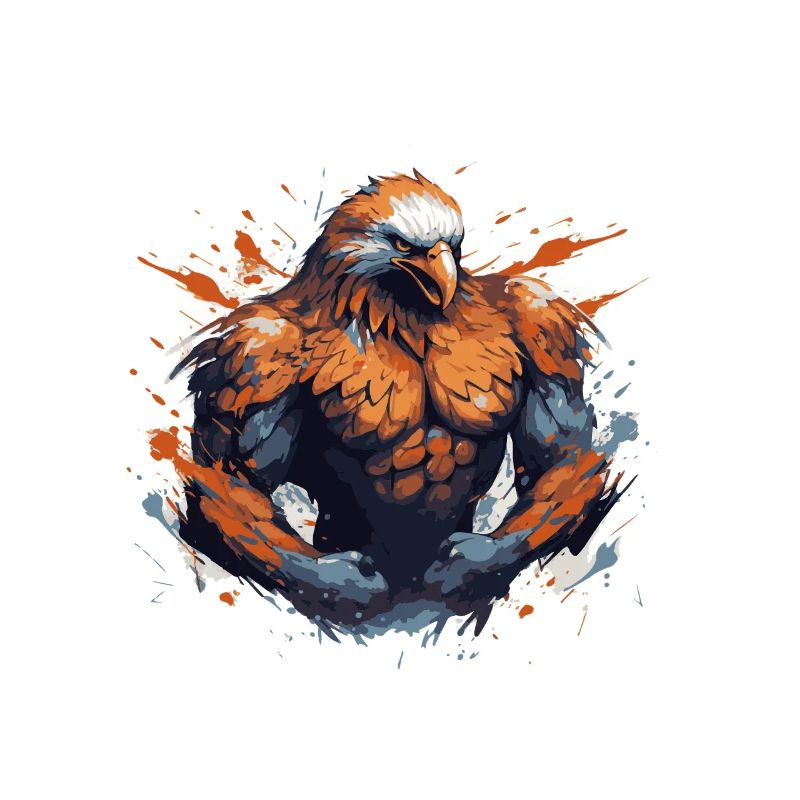 Eagle Muscles Fighter Beast