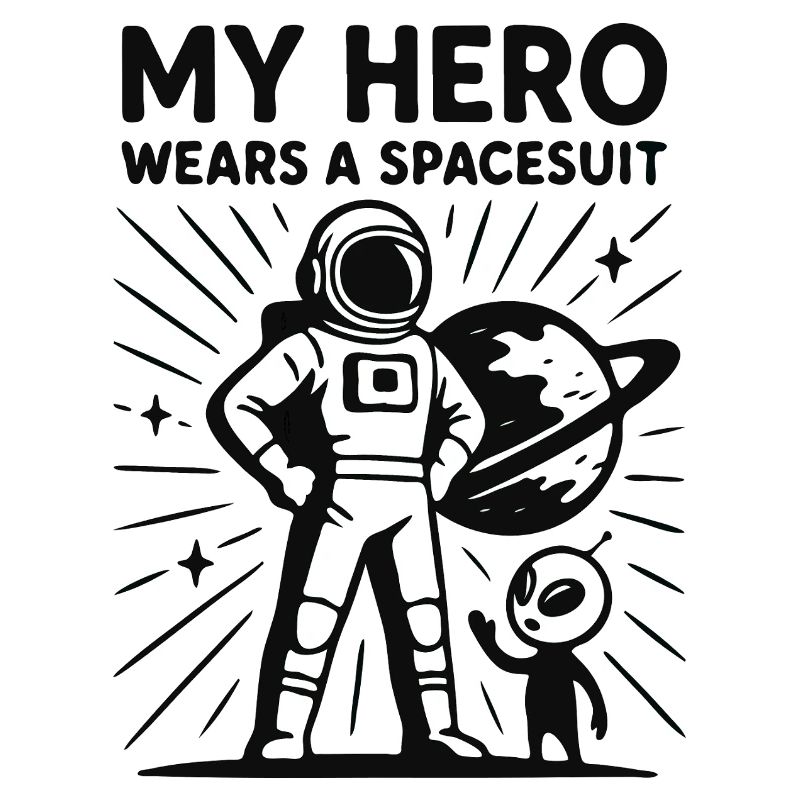 Héros de l’espace en combinaison spatiale