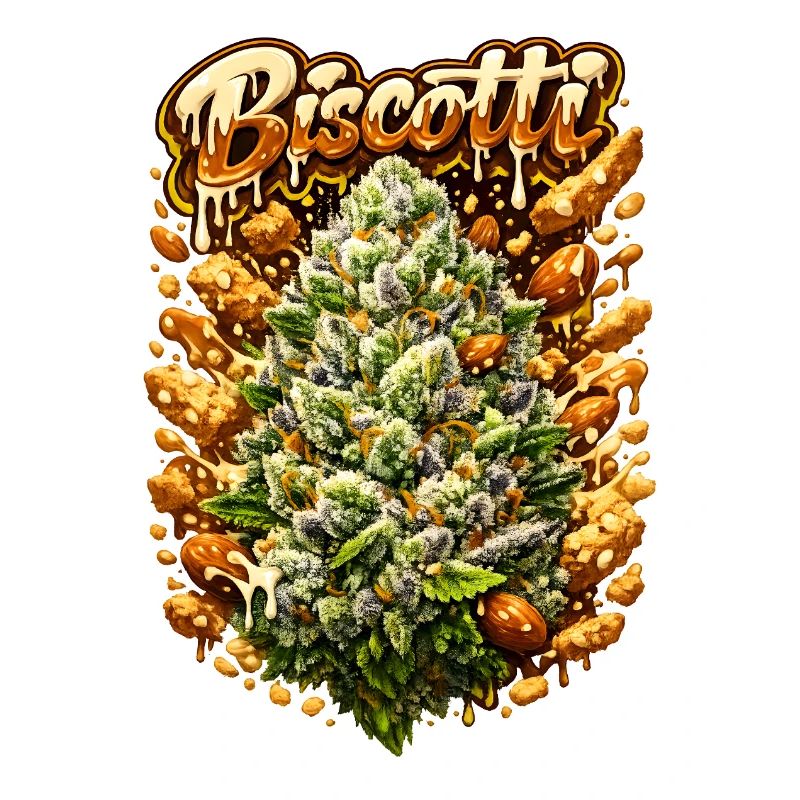 Biscotti-Keks-Graffiti-Kunstdruck