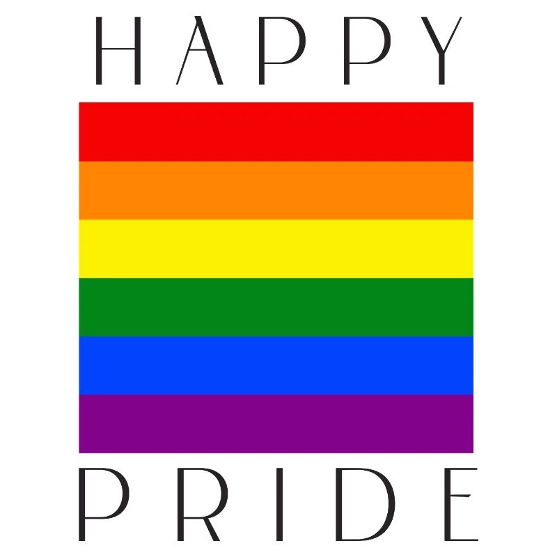 Happy Pride Regenbogen lgbtqia+