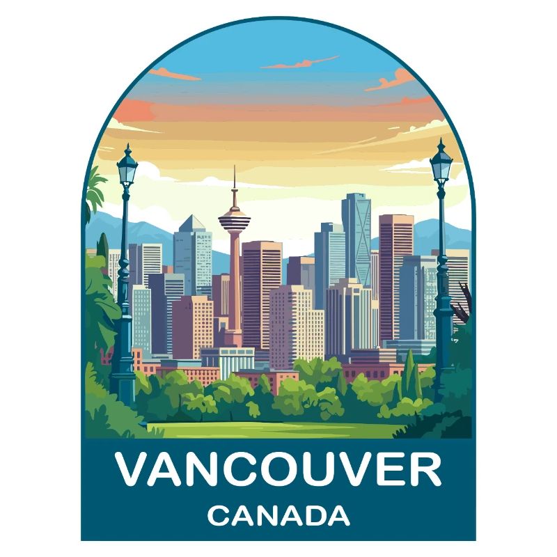 Vancouver Canada Harbour Centre Reisekunst