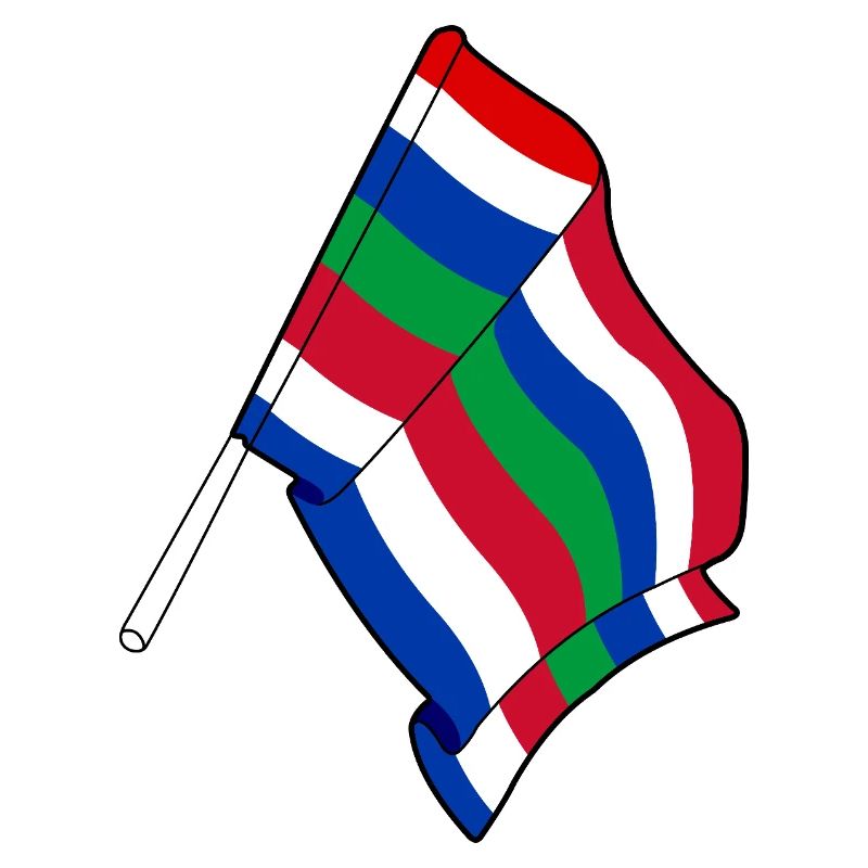 Schiermonnikoog-Flagge – Inselstolz