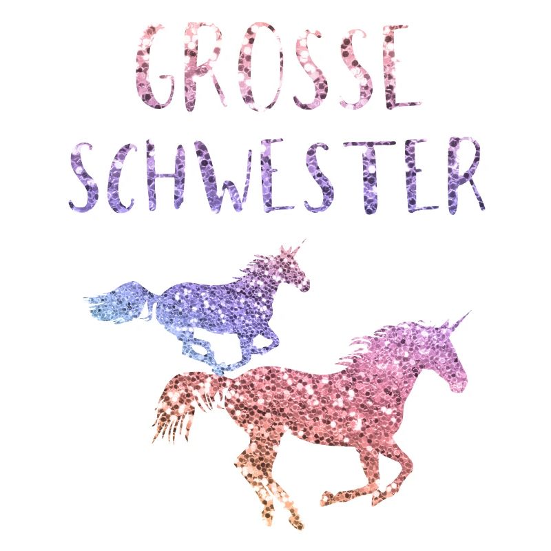 Große Schwester Geschenk Kinder Mädchen Einhorn