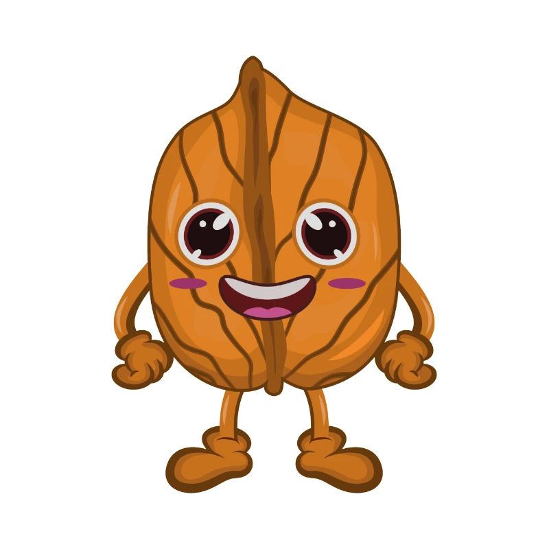 Bande dessinée de noix de coco