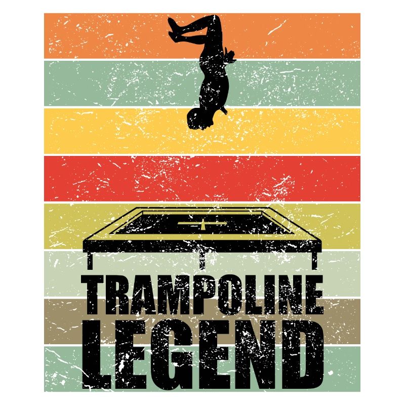 Trampoline Legend Trampolin Sprung Retro Geschenk