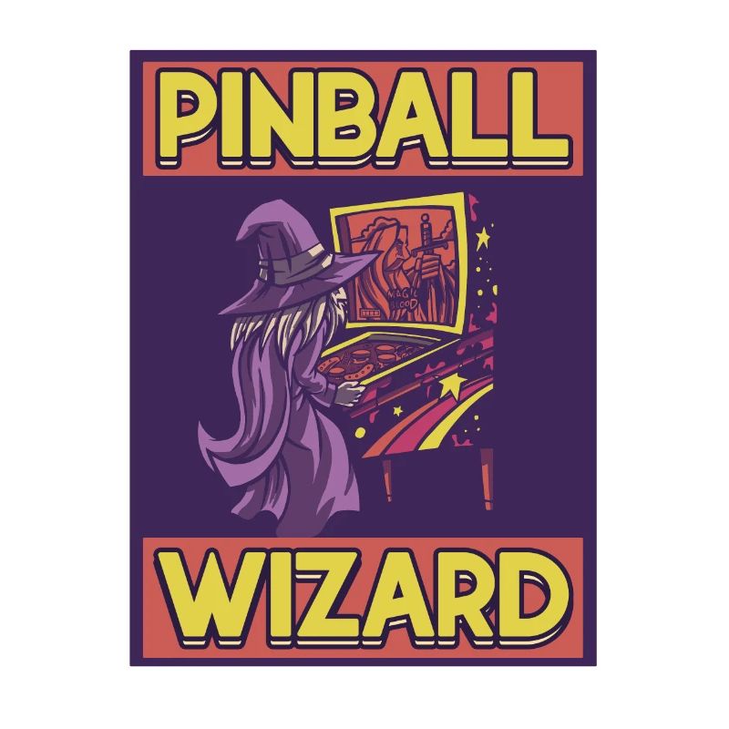 Jeu d’arcade Pinball Wizard Machine