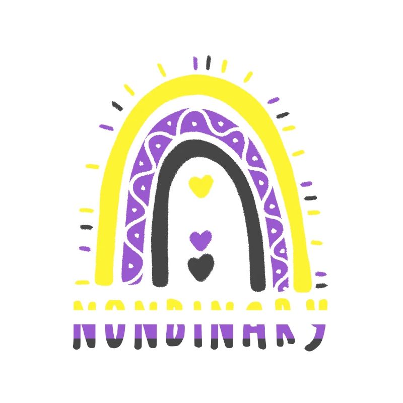 Nonbinary Boho Regenbogen