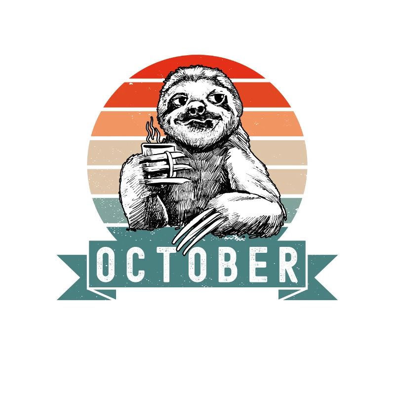 Legends Were Born In October 2012 Sloth Sloth