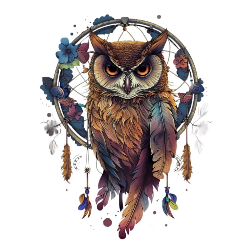 Eule Traumfänger Vogel Federn