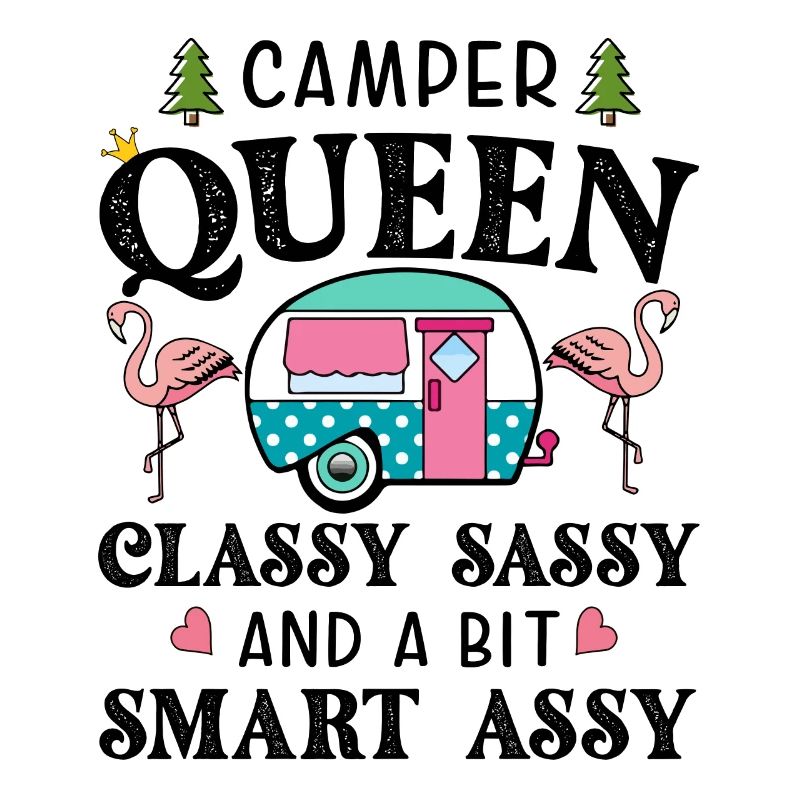 Camper Queen - Funny Camping Queen