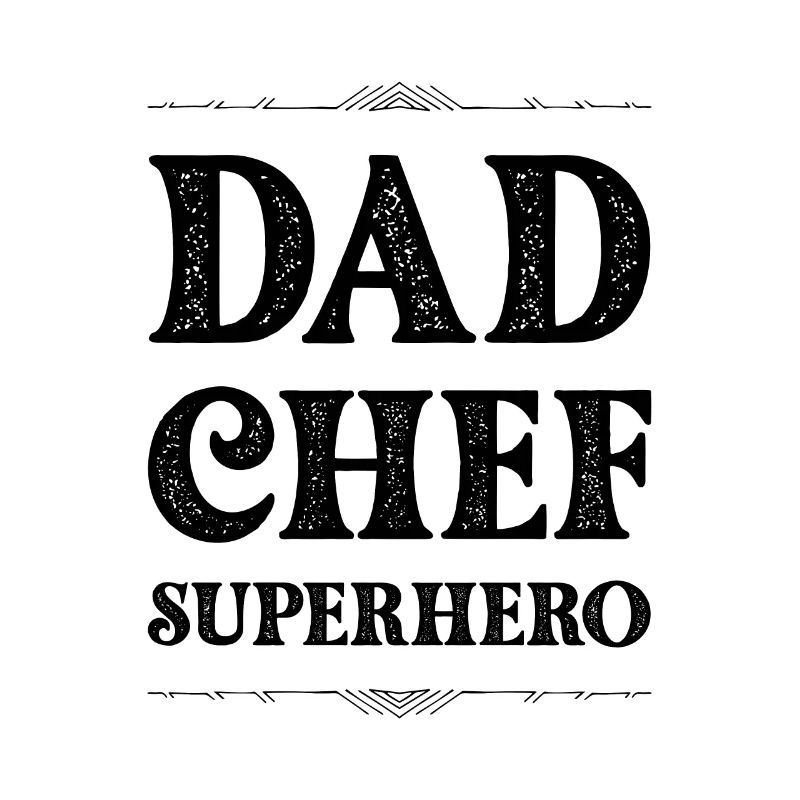 Dad Chef Superheld Papa