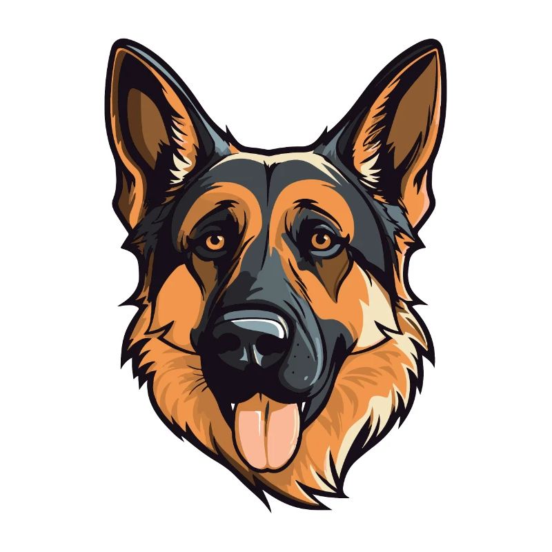 Schäferhund Hund Kopf