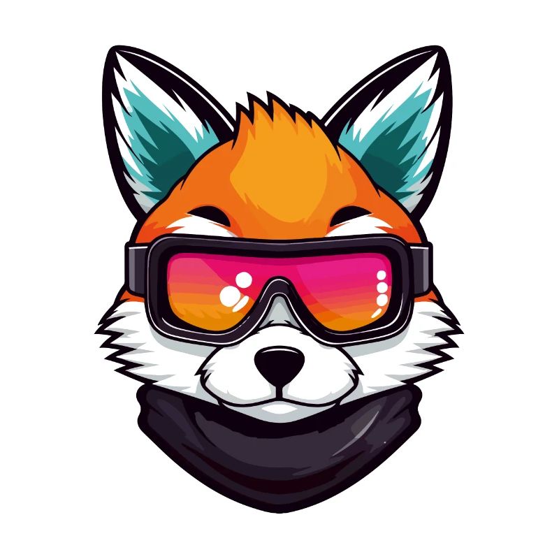 Fox Ski Goggles Comic