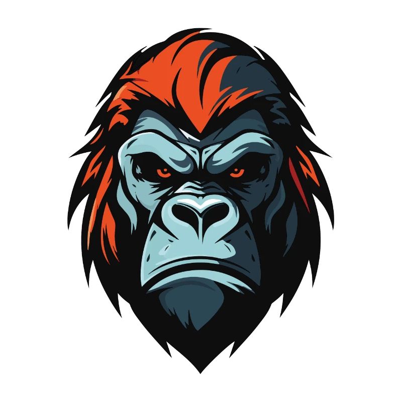 Gorilla Kopf