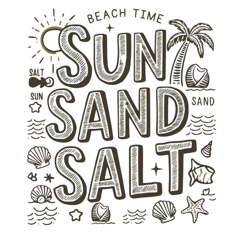 Temps de plage Soleil Sable Sel