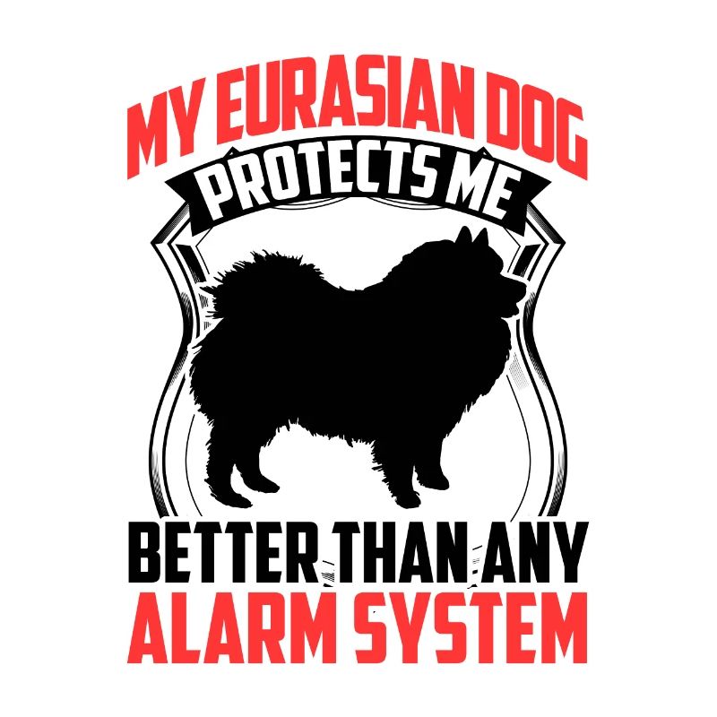 Eurasier protects me better Eurasian Spitz