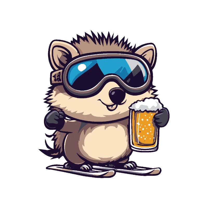 Bière après-ski hérisson
