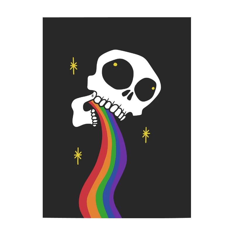 Rainbow Vomiting Skull