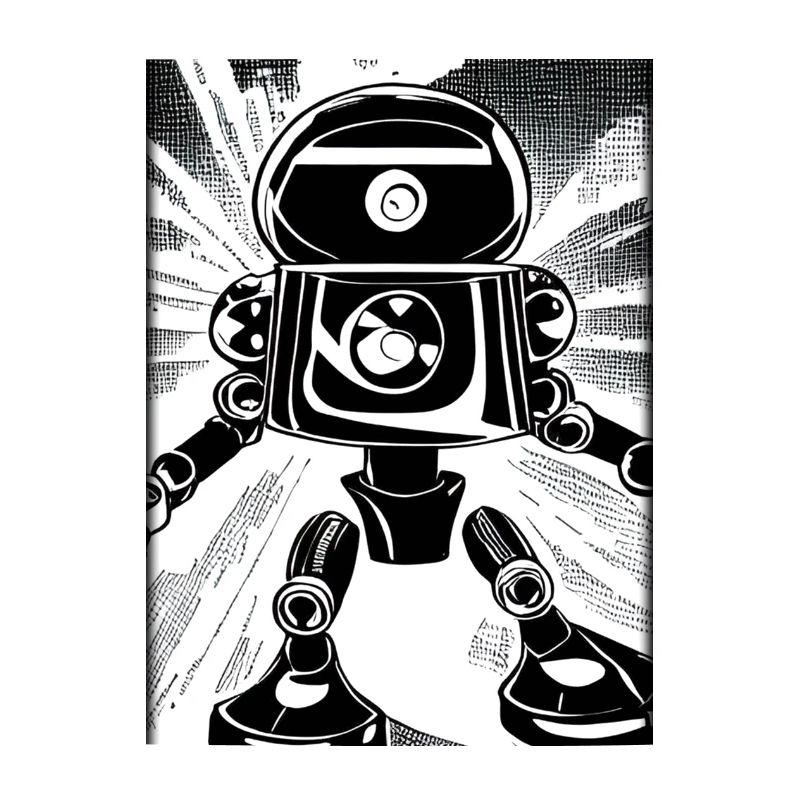 Robot Comic Future Cyborg Machine Technology