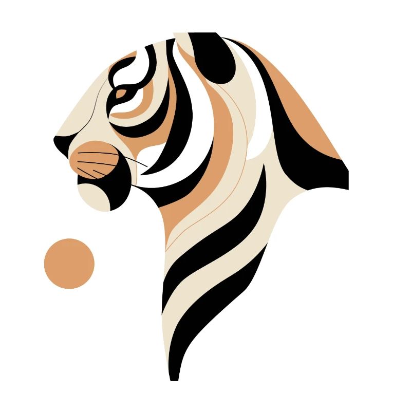 Abstract Tiger
