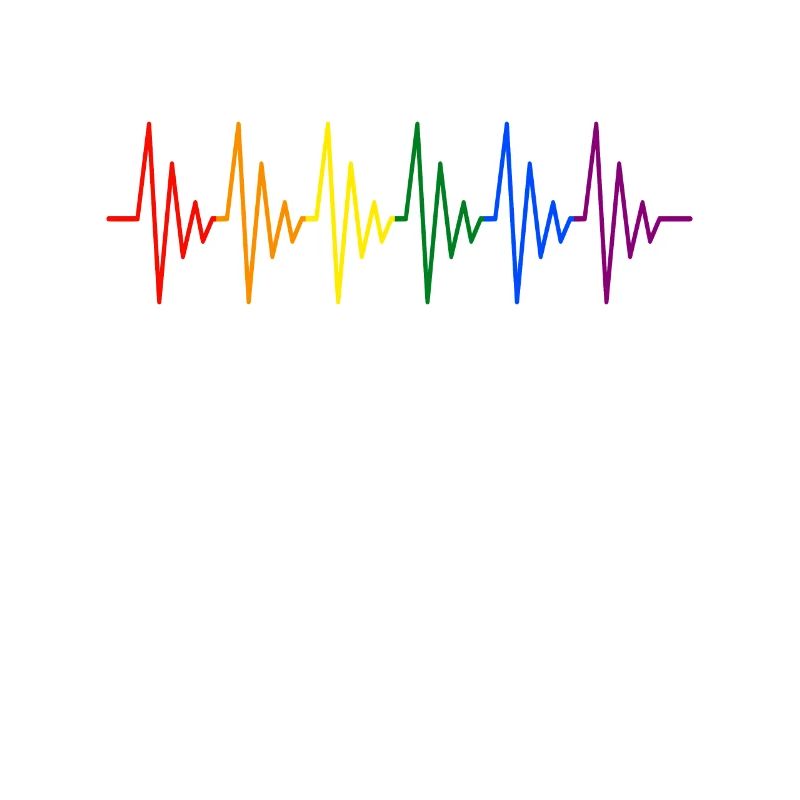 Regenbogen Herzschlag
