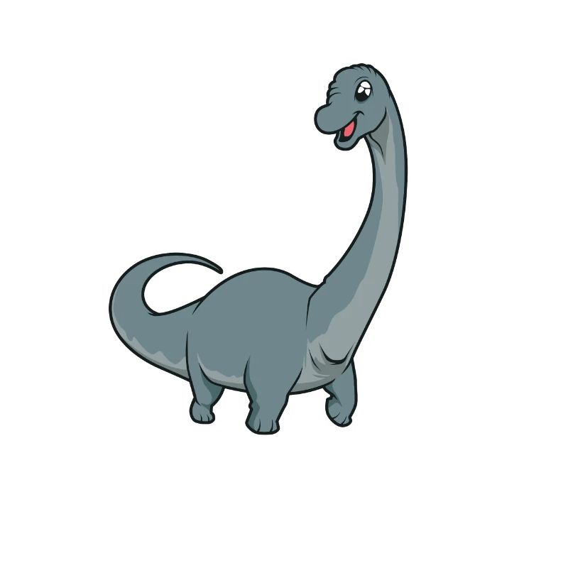 Brachiosaure de Kawaii