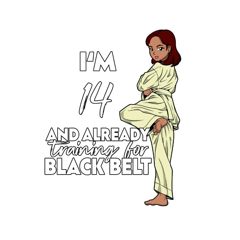 Ich bin 14 - Mädchen Karate