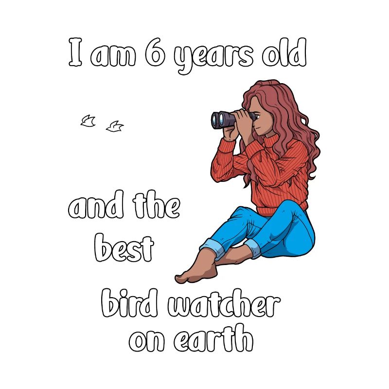 Ich bin 6 - Mädchen Vogelbeobachtung