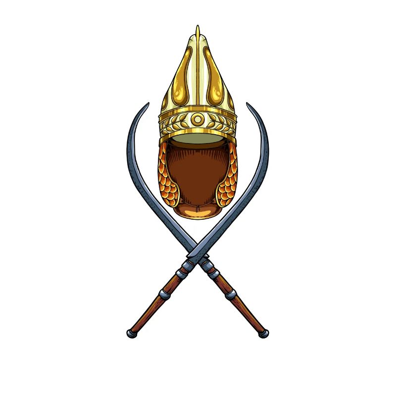 Daker Schwerter und Helm