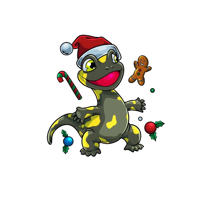 Salamandre de feu de Noël sucrée