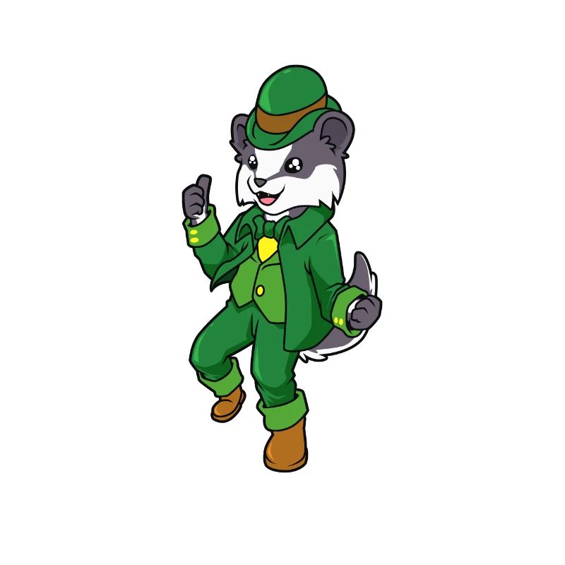 Dachs Leprechaun - St Patricks Dachs