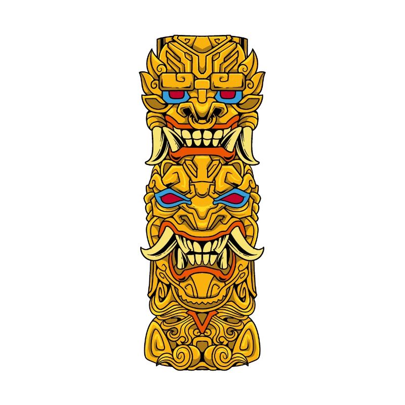 Aztekisches Totem