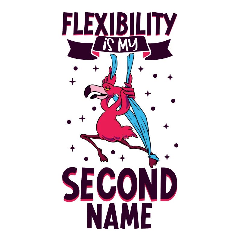 Flamingo beim Aerial Silks