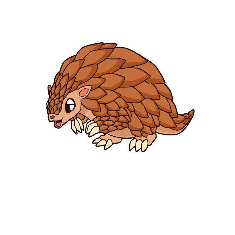 Kawaii Pangolin