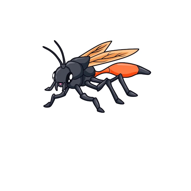 Guêpe de sable Kawaii