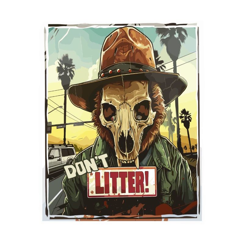 Deer Skull Ranger, Don't Throw Away Trash