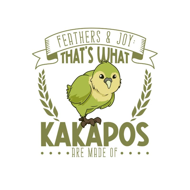 Feathers and Joy - Kakapo