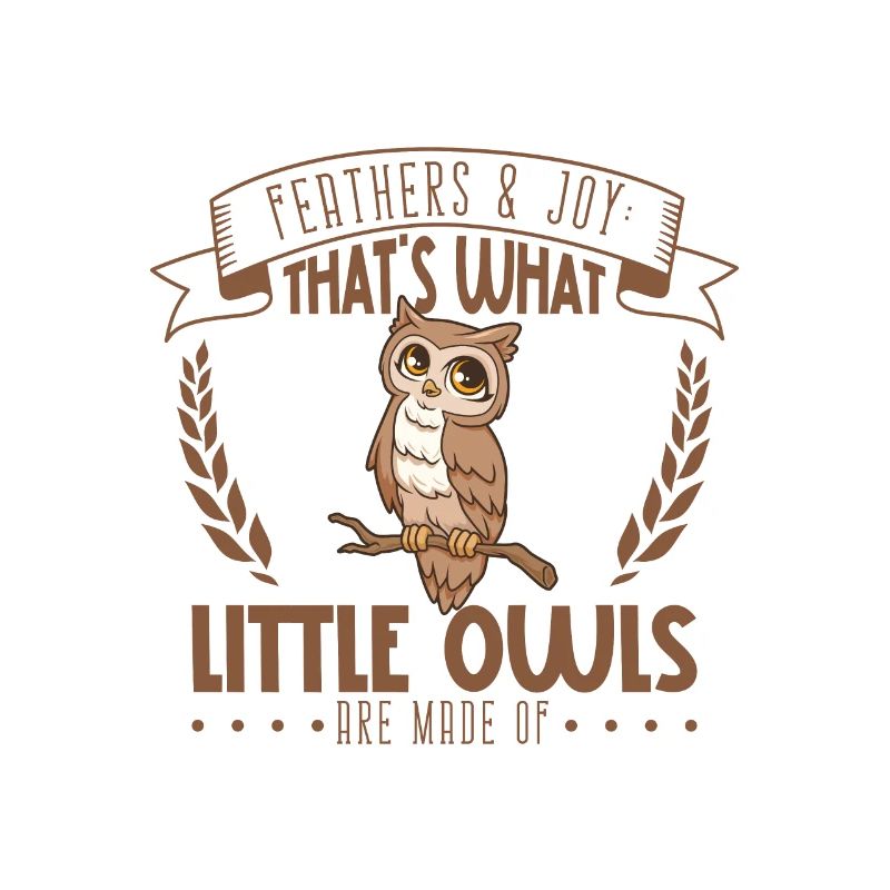 Feathers and Joy - Little Owl