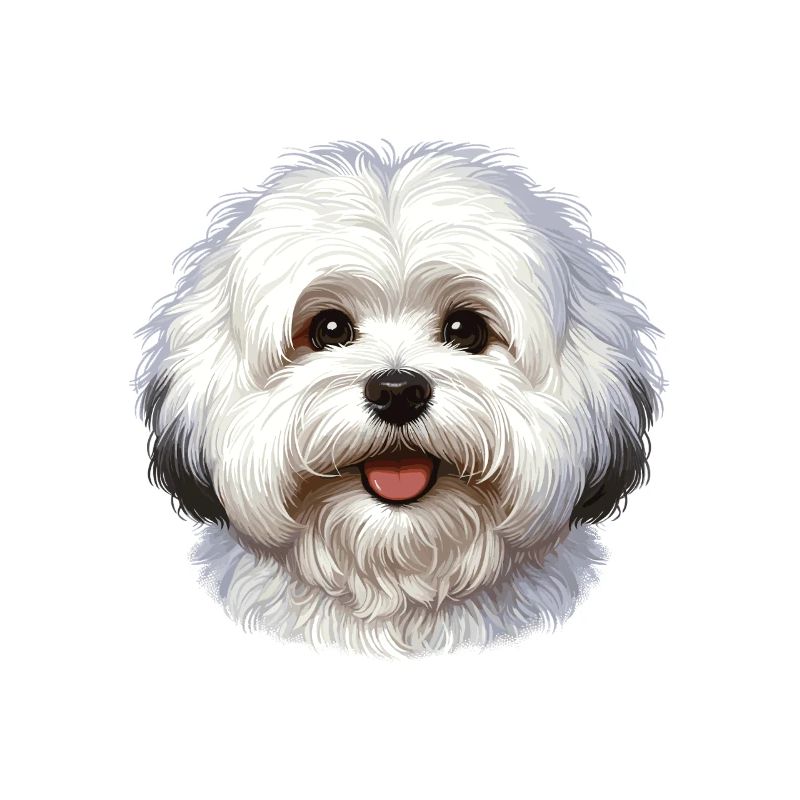 Hundegesicht - Coton de Tulear