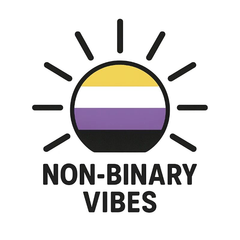 Non-Binary Vibes Sonnenlogo