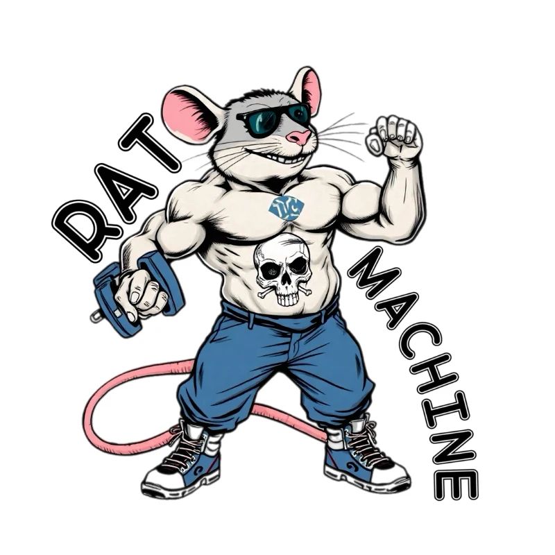 Kraftratte Skull-Logo
