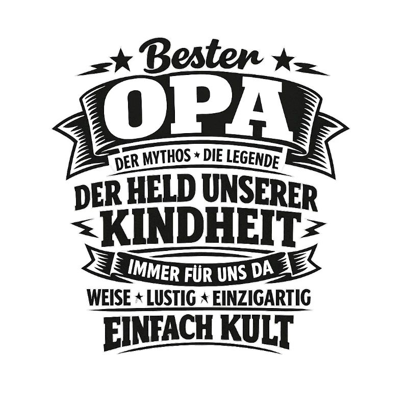 Bester Opa Held der Kindheit